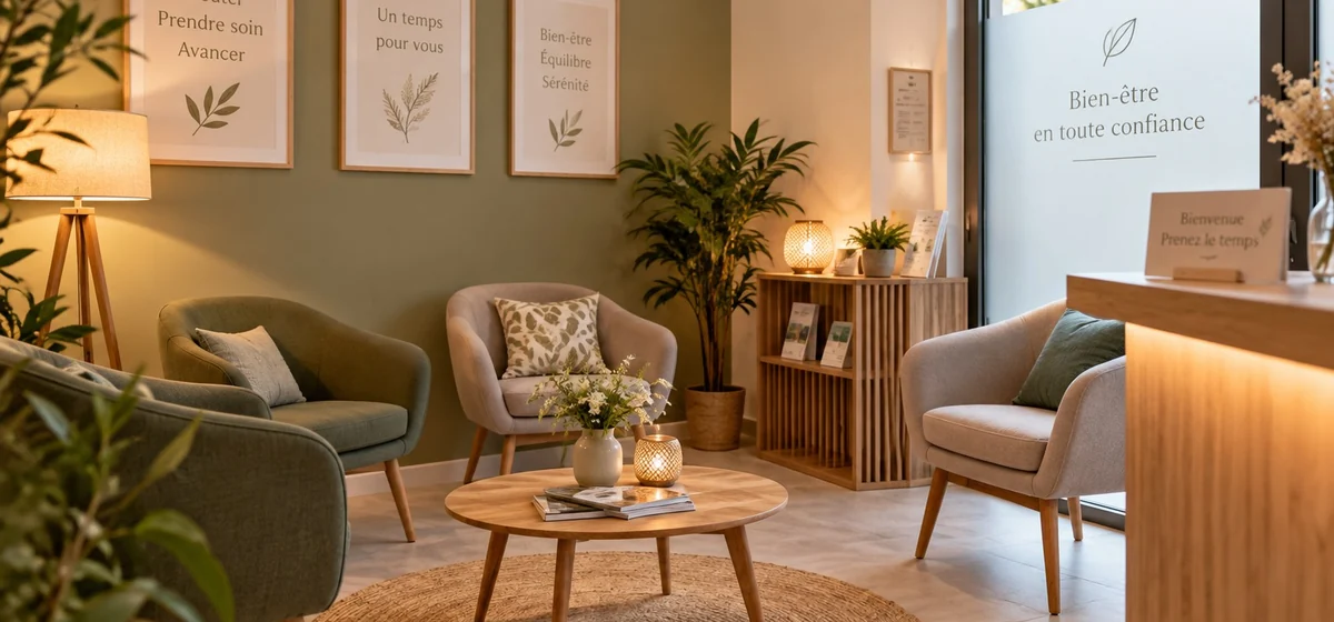 Espace professionnel accueillant pour recevoir ses clients