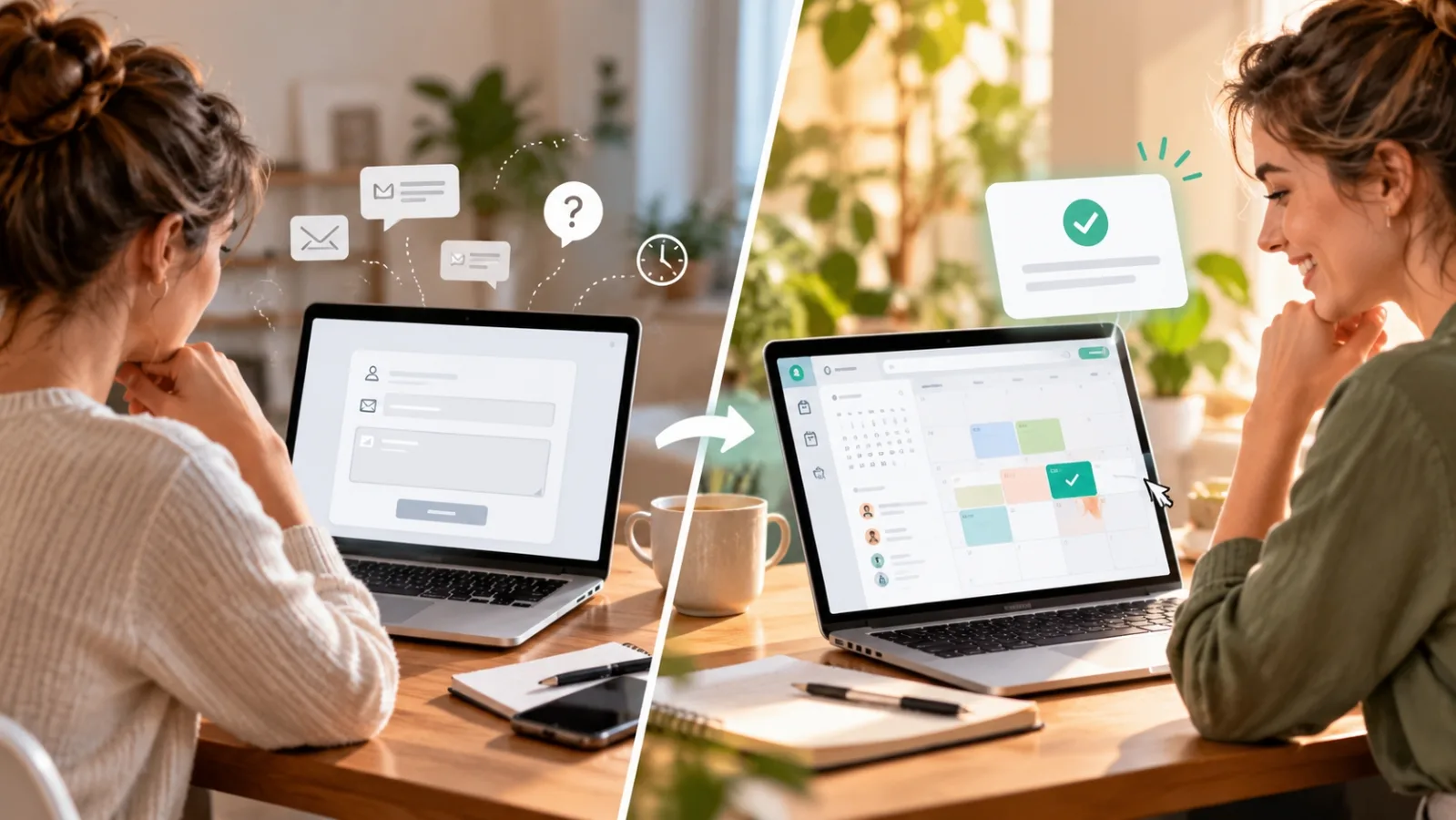Choisir entre un agenda en ligne ou un formulaire de contact